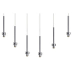 NL76109 Iona 6 Light Linear Pendant Polished Chrome