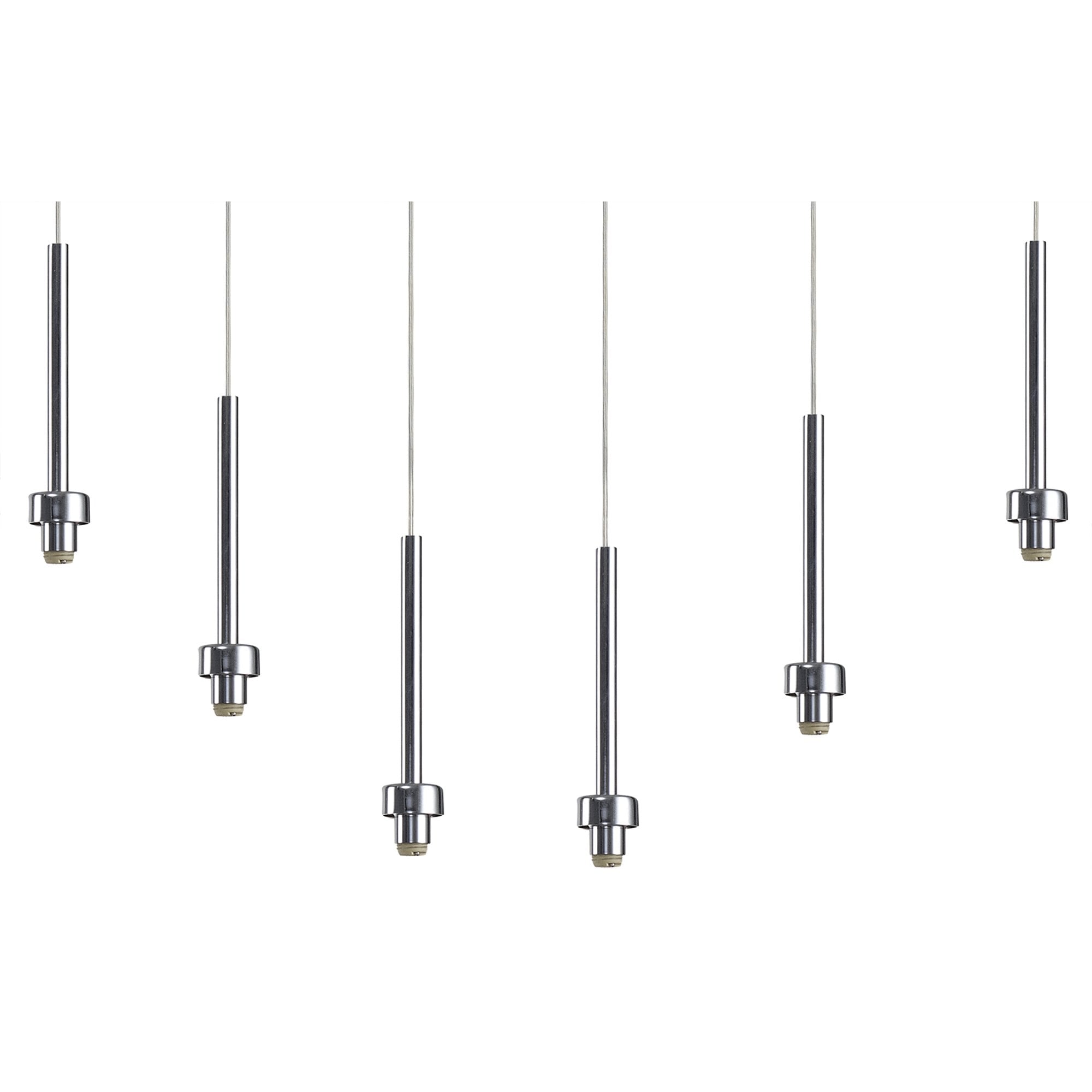 NL76109 Iona 6 Light Linear Pendant Polished Chrome