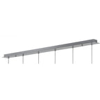 NL76109 Iona 6 Light Linear Pendant Polished Chrome