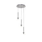 NL76119 Iona 3 Light Round Pendant Polished Chrome