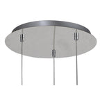 NL76119 Iona 3 Light Round Pendant Polished Chrome