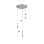 NL76129 Iona 6 Light Round Pendant Polished Chrome