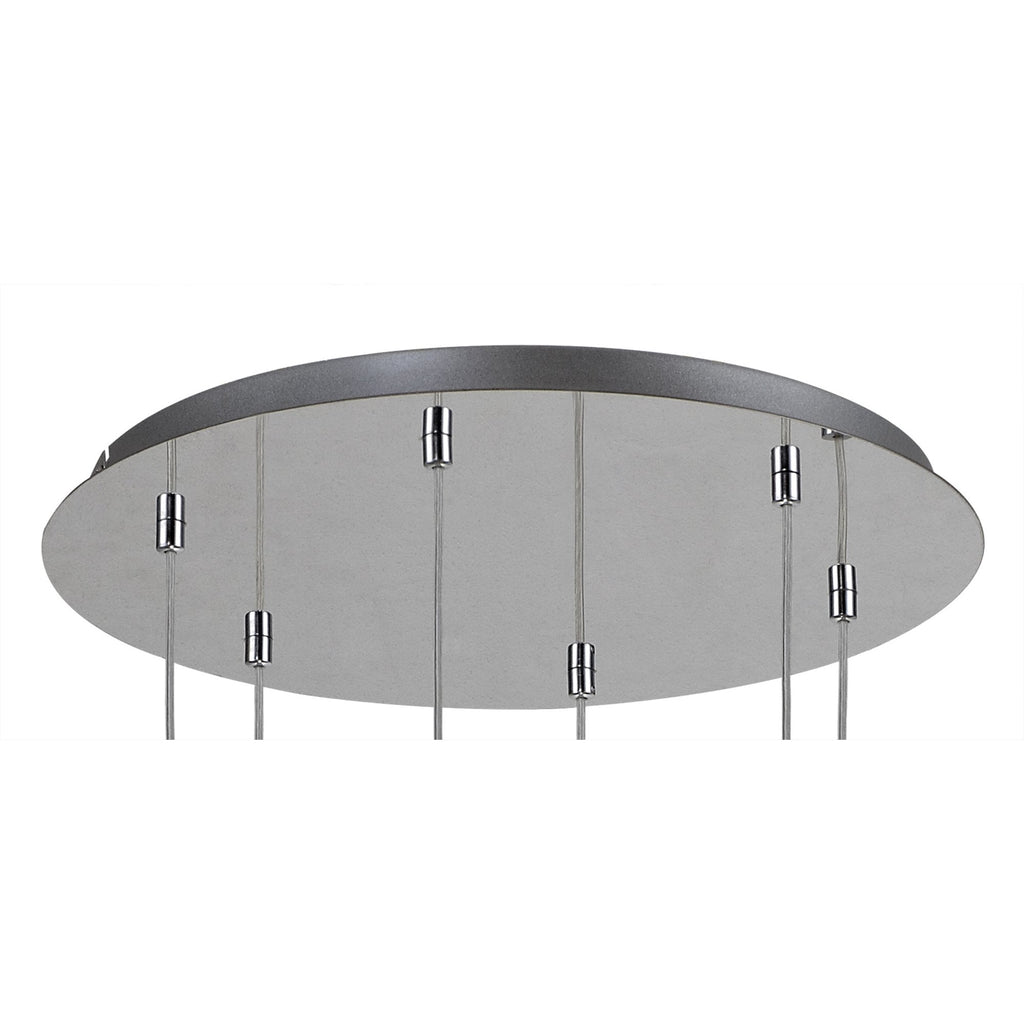 NL76129 Iona 6 Light Round Pendant Polished Chrome