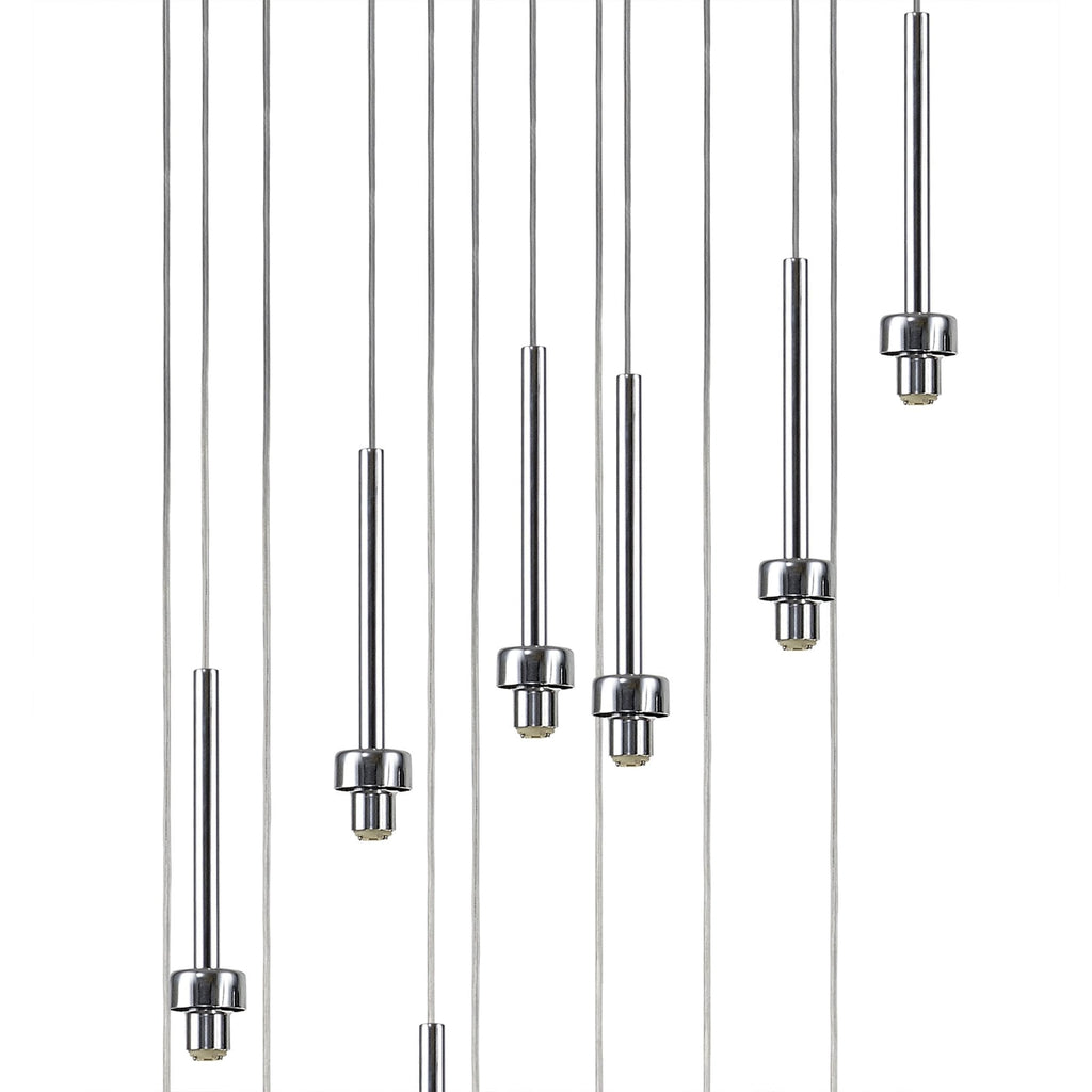NL76139 Iona 13 Light Round Pendant Polished Chrome