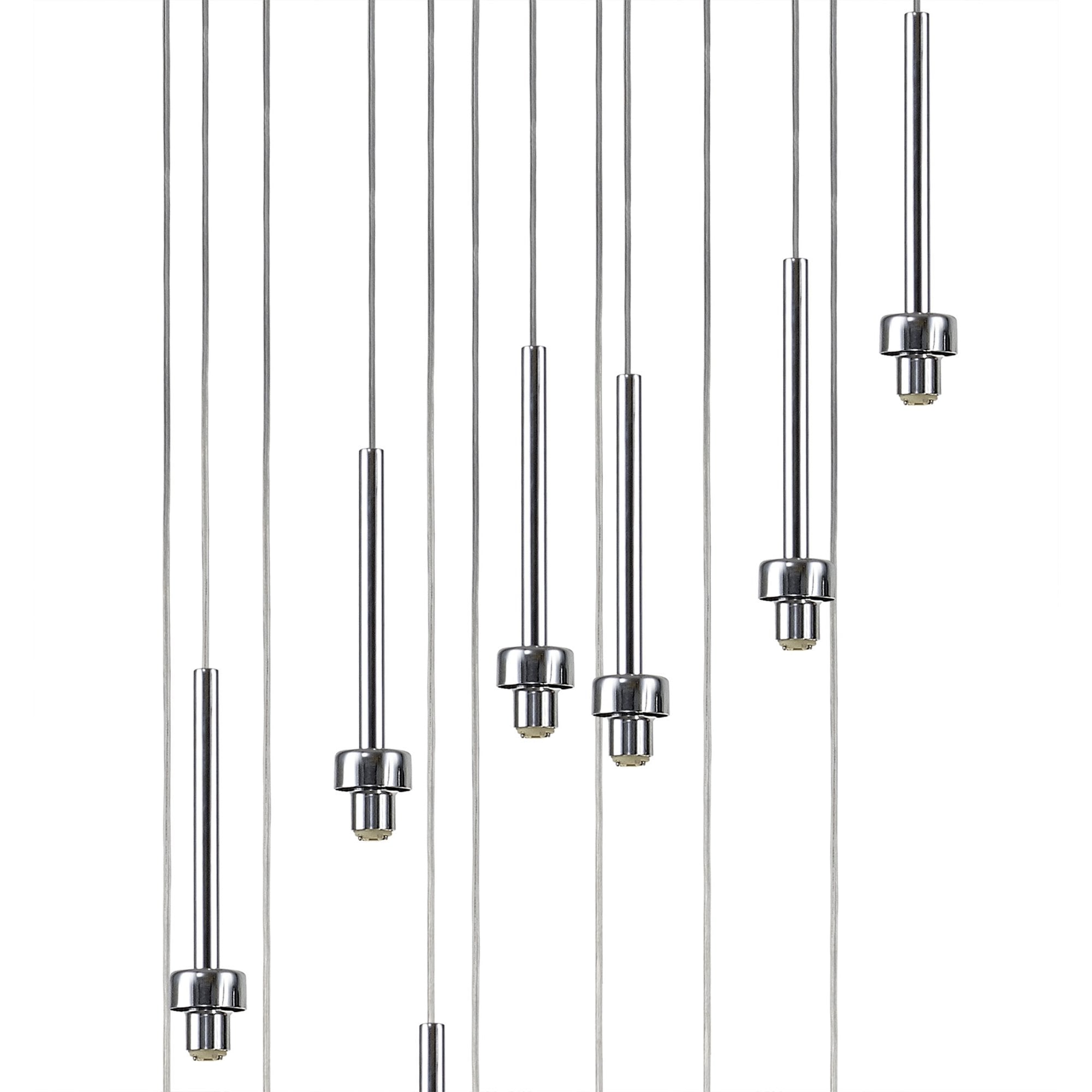 NL76139 Iona 13 Light Round Pendant Polished Chrome