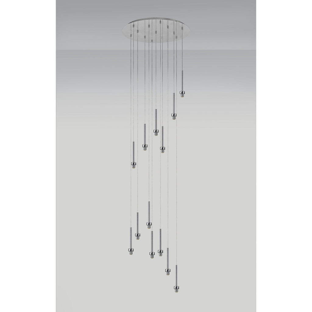 NL76139 Iona 13 Light Round Pendant Polished Chrome