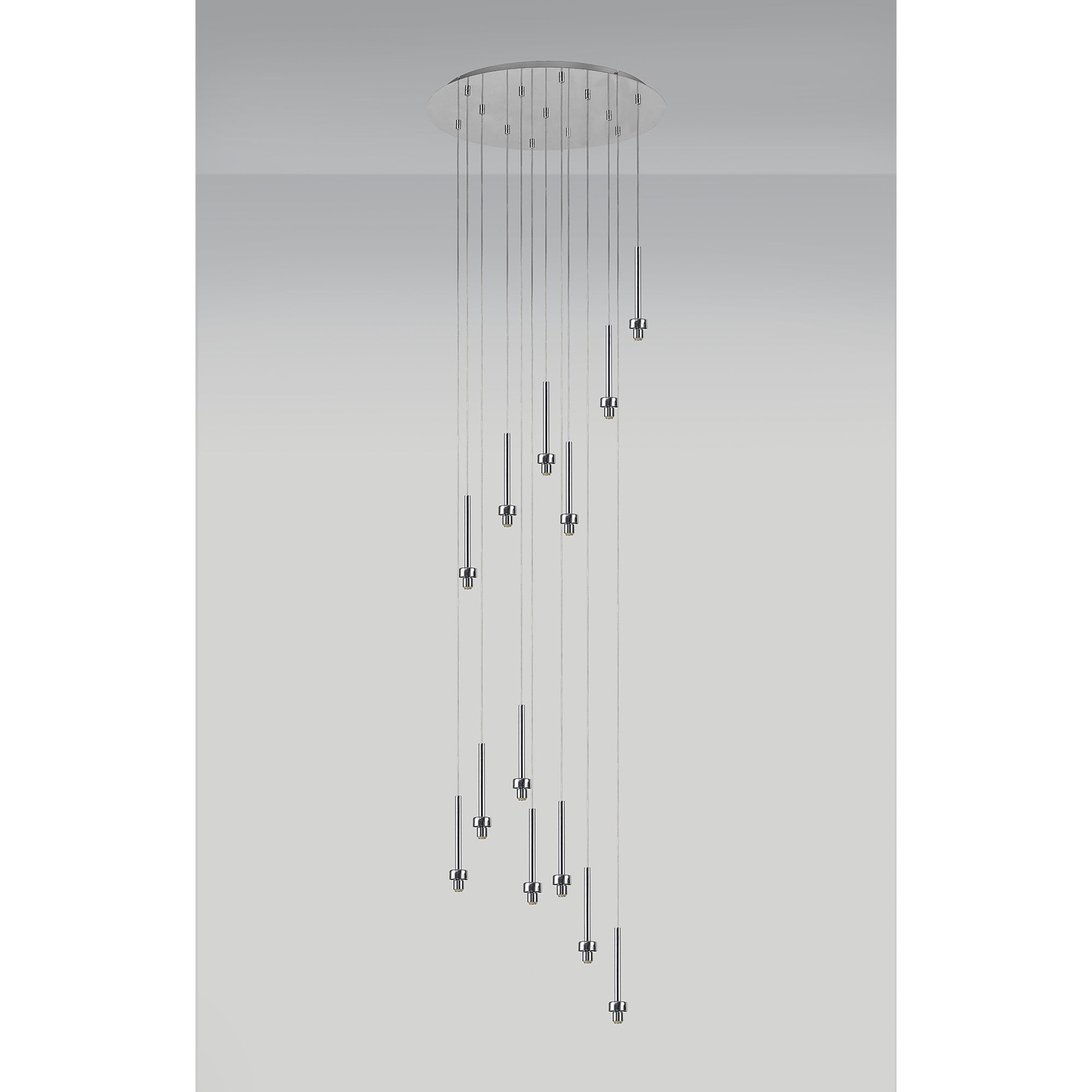 NL76139 Iona 13 Light Round Pendant Polished Chrome