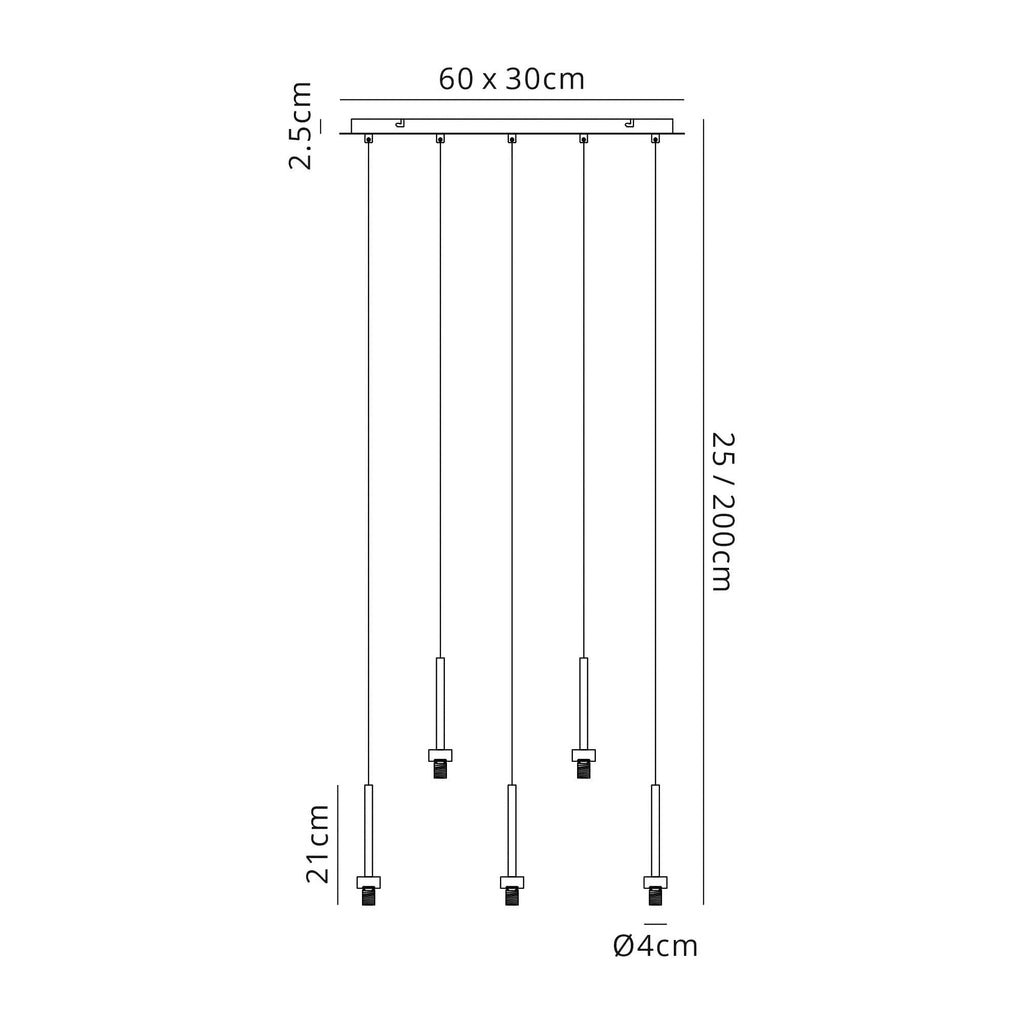 NL76149 Iona 8 Light Pendant Polished Chrome