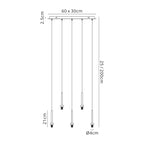 NL76149 Iona 8 Light Pendant Polished Chrome