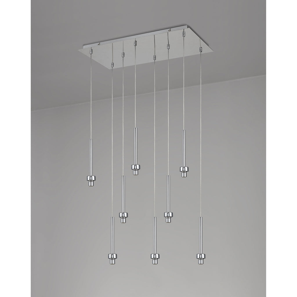 NL76149 Iona 8 Light Pendant Polished Chrome