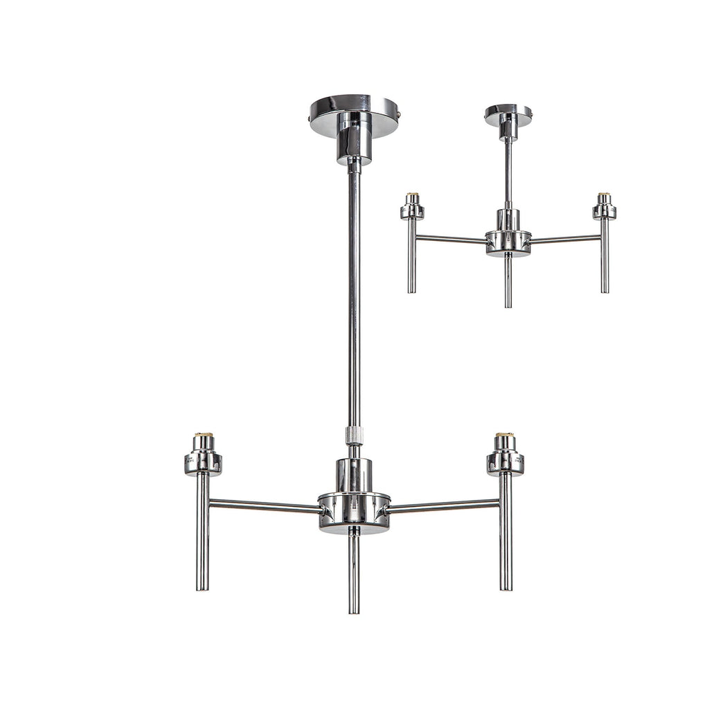 NL76159 Iona 3 Light Ceiling Light Polished Chrome