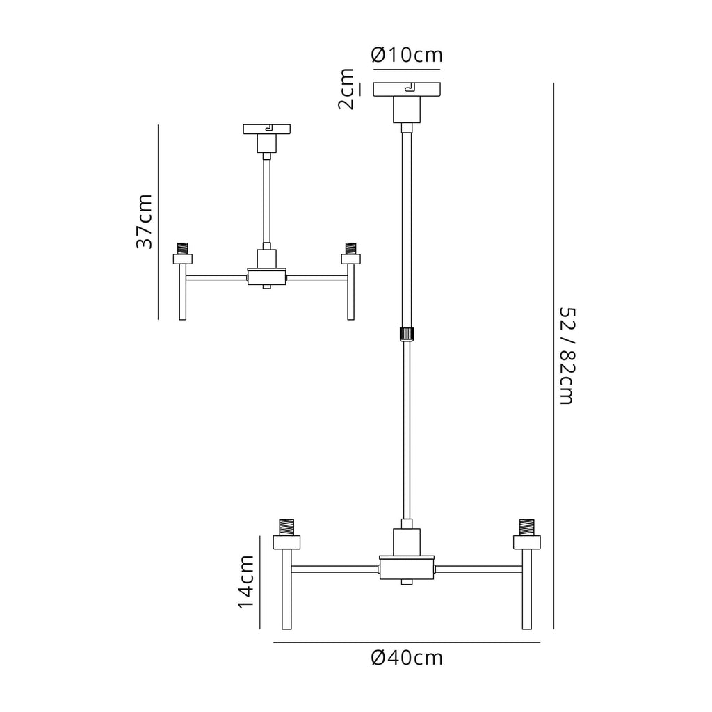 NL76159 Iona 3 Light Ceiling Light Polished Chrome