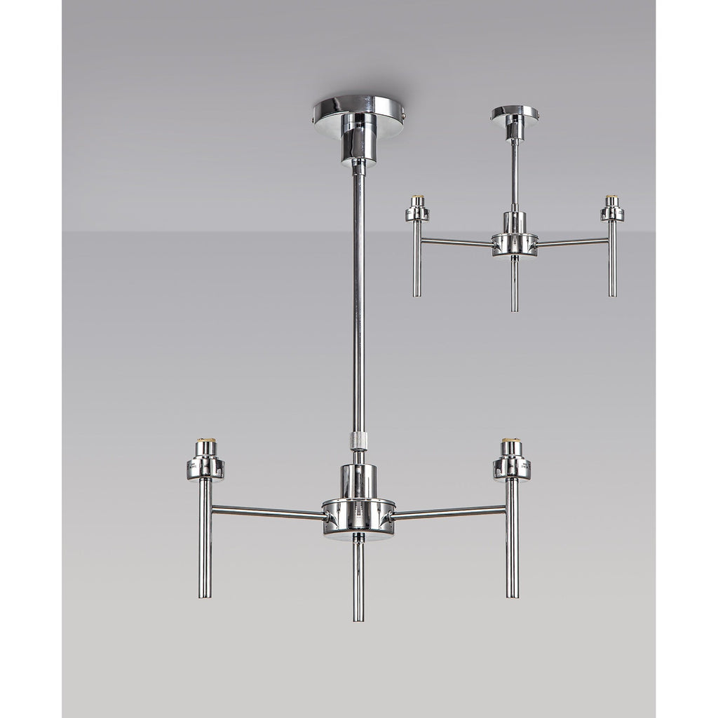 NL76159 Iona 3 Light Ceiling Light Polished Chrome
