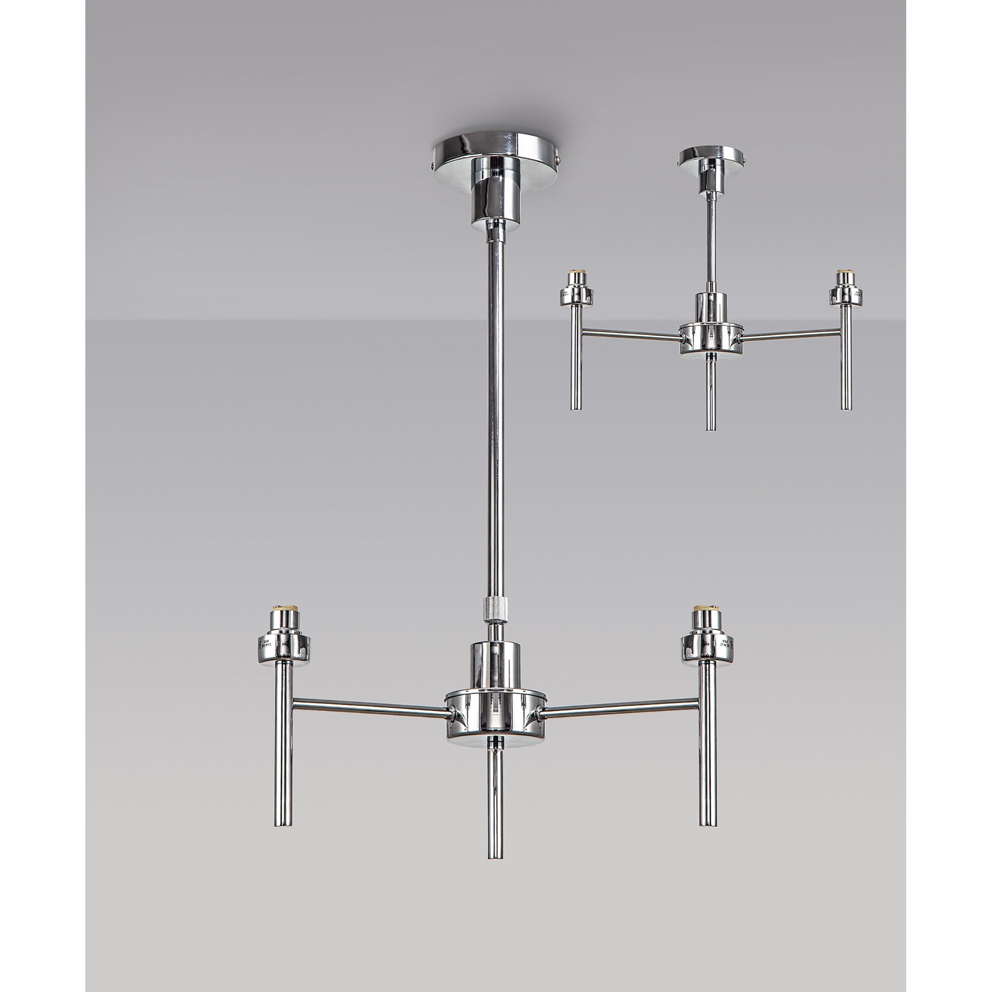 NL76159 Iona 3 Light Ceiling Light Polished Chrome