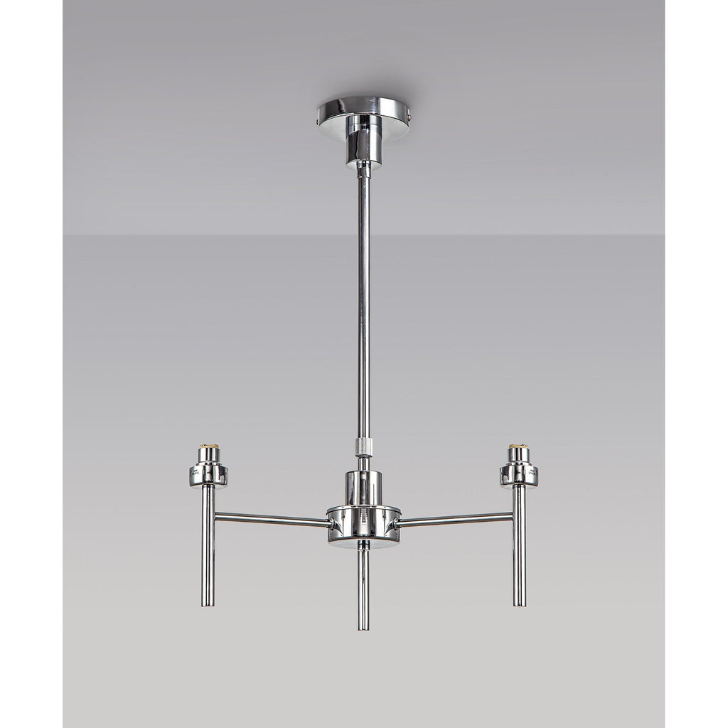 NL76159 Iona 3 Light Ceiling Light Polished Chrome