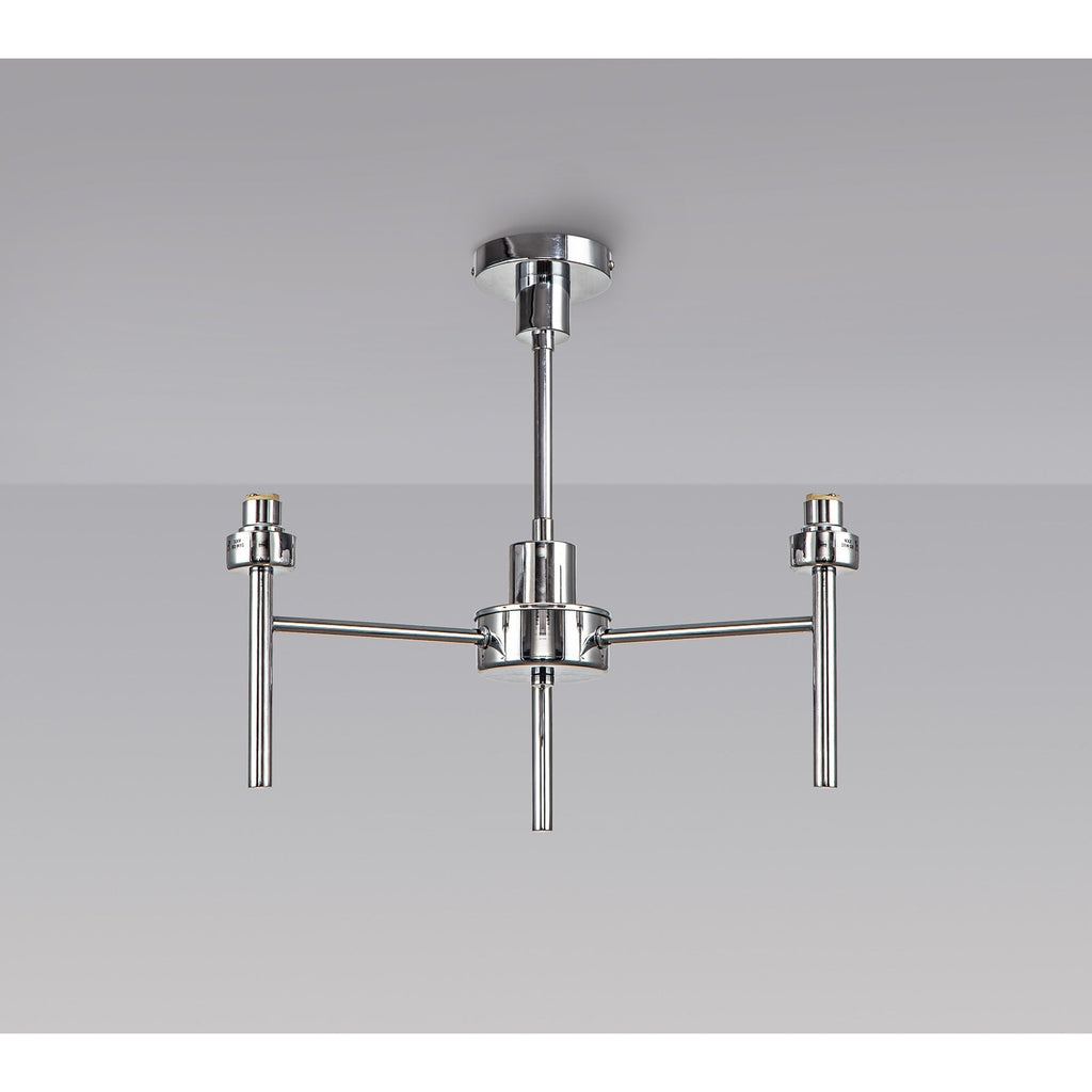 NL76159 Iona 3 Light Ceiling Light Polished Chrome