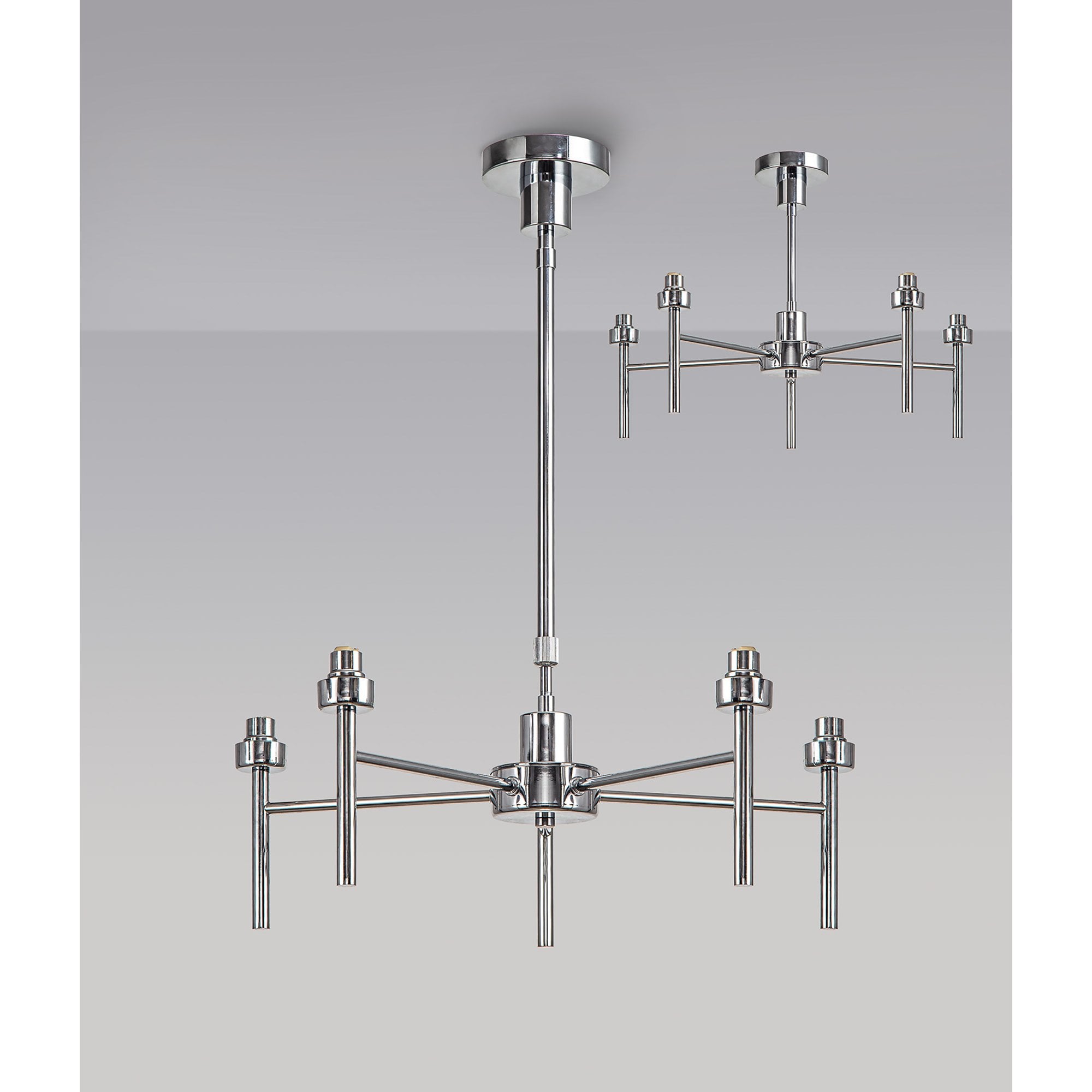 NL76169 Iona 5 Light Ceiling Light Polished Chrome