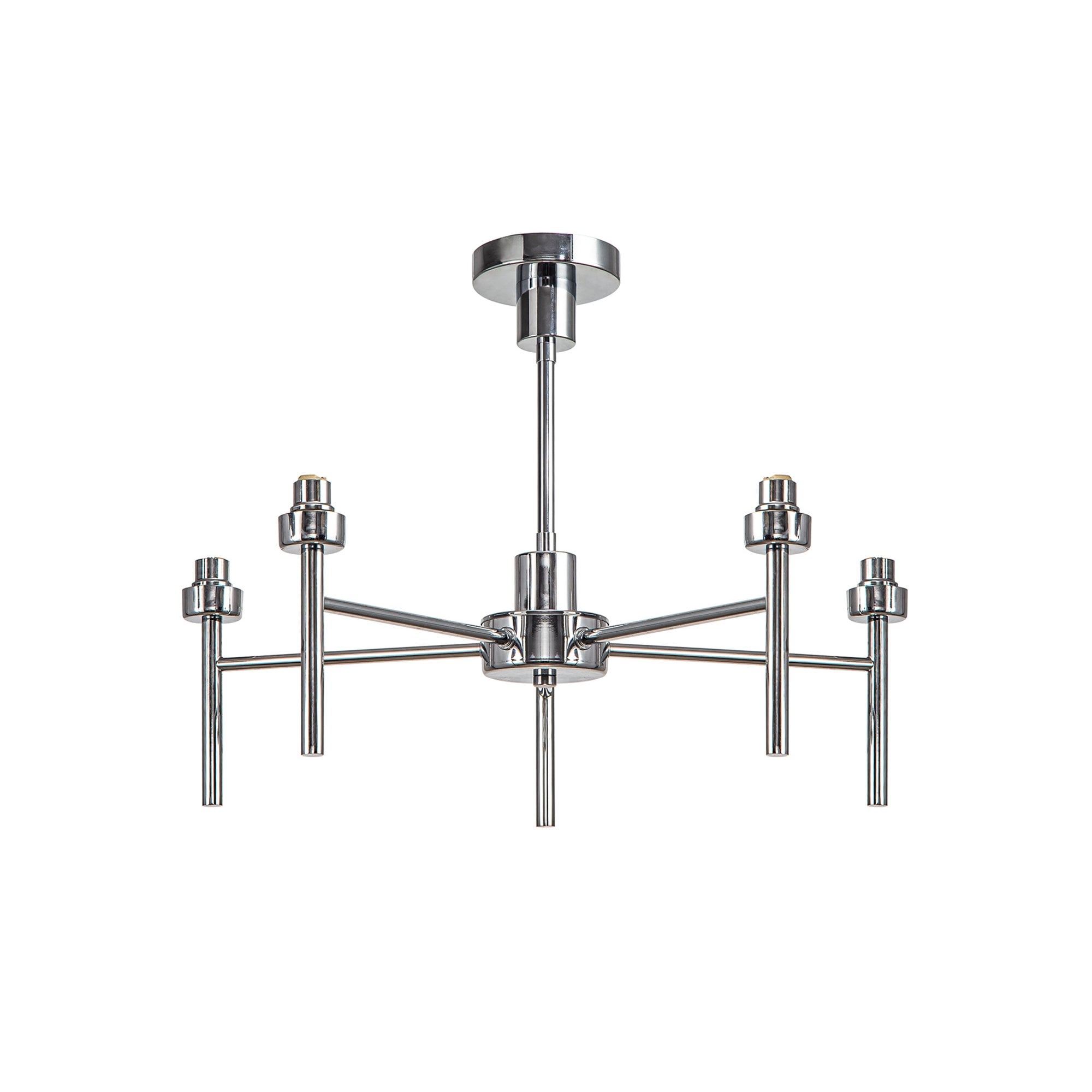 NL76169 Iona 5 Light Ceiling Light Polished Chrome