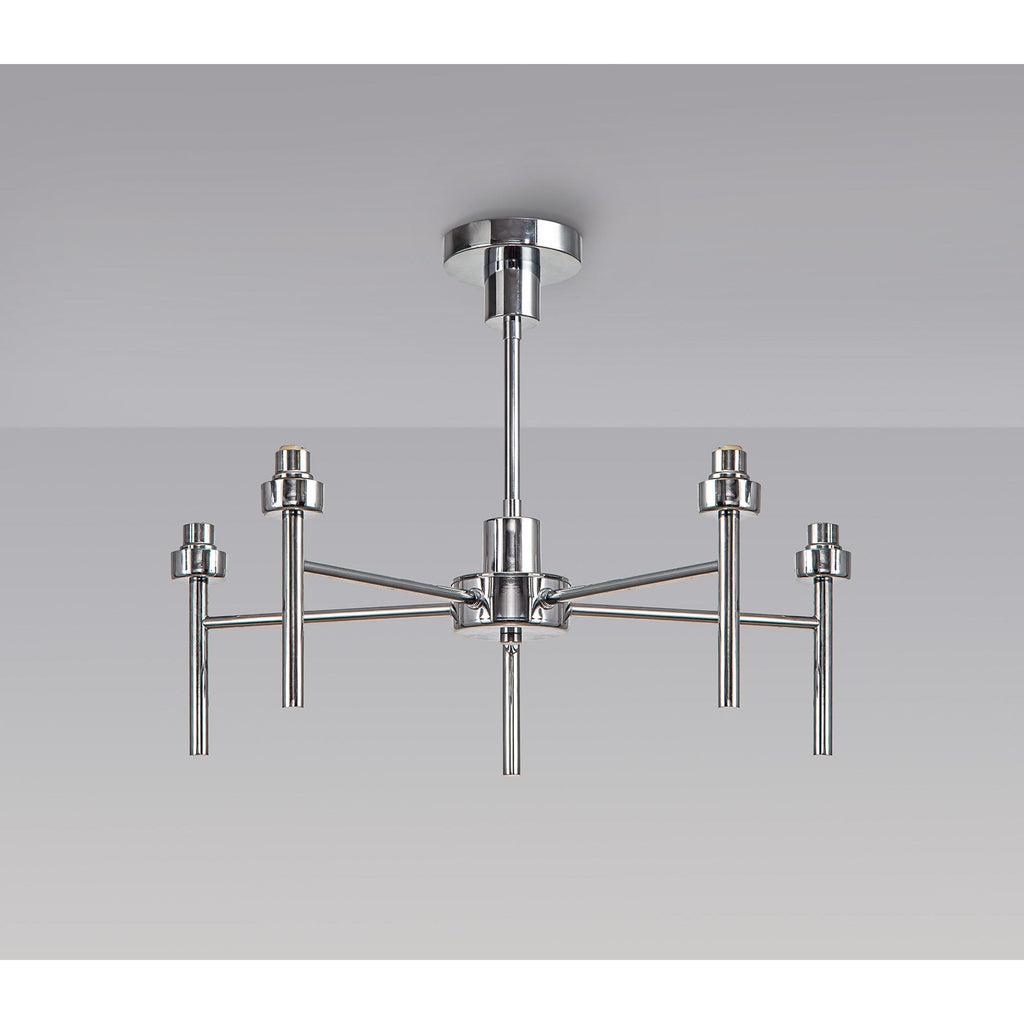 NL76169 Iona 5 Light Ceiling Light Polished Chrome