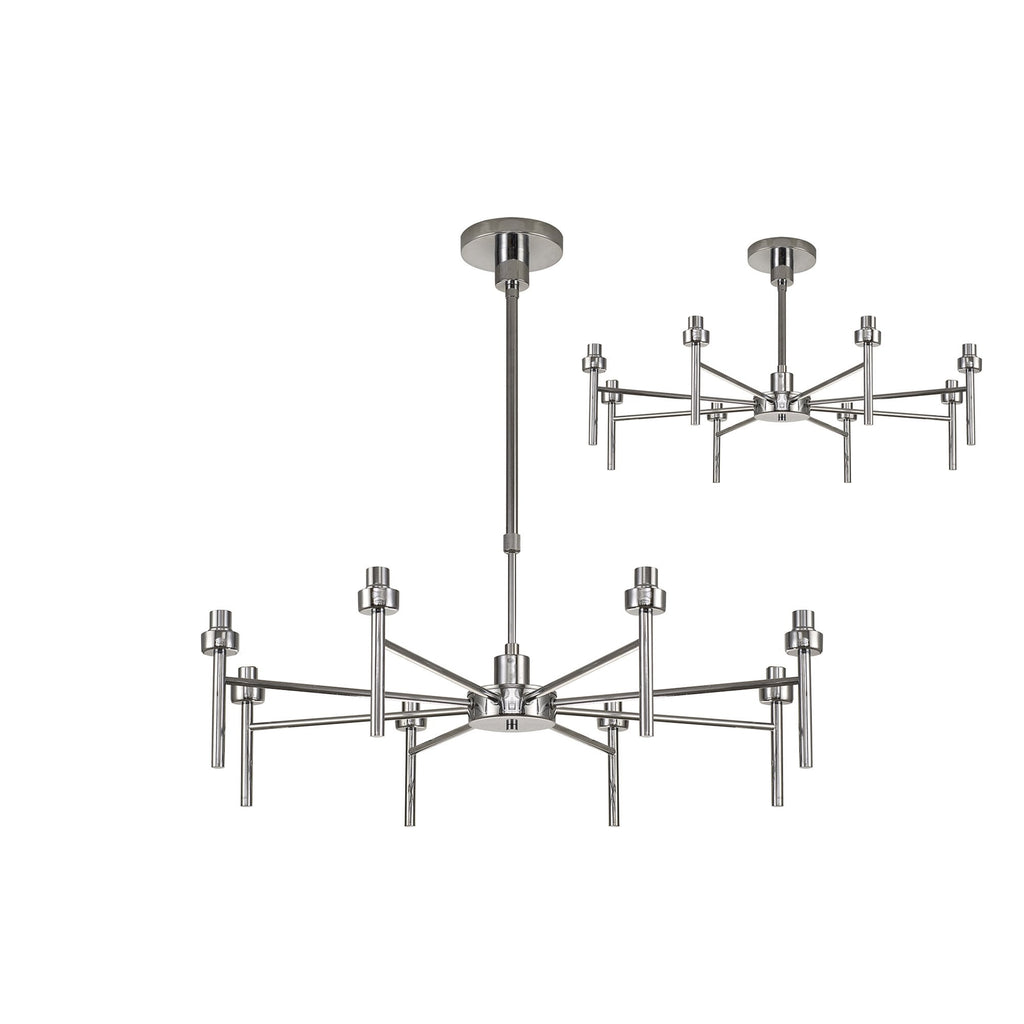 NL76179 Iona 8 Light Ceiling Light Polished Chrome