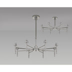 NL76179 Iona 8 Light Ceiling Light Polished Chrome