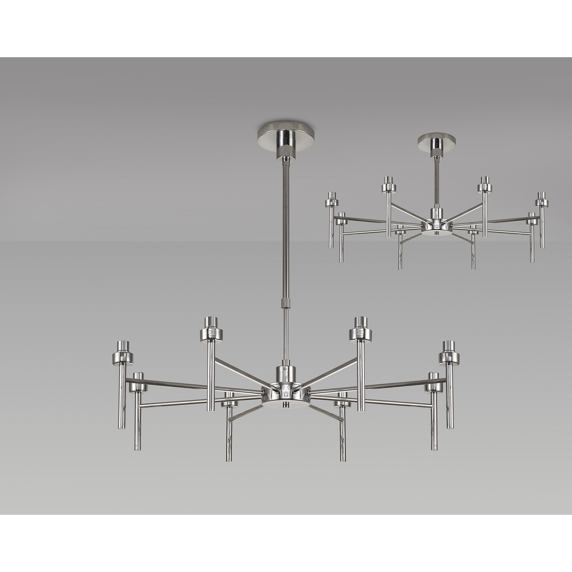 NL76179 Iona 8 Light Ceiling Light Polished Chrome