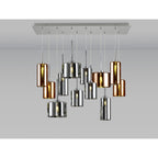 NLK13159 Iona 12 Light Linear Pendant Polished Chrome