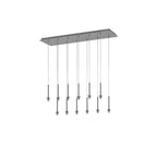 NL80639 Iona 12 Light Linear Pendant Polished Chrome