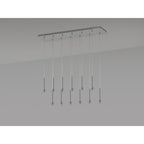 NL80639 Iona 12 Light Linear Pendant Polished Chrome