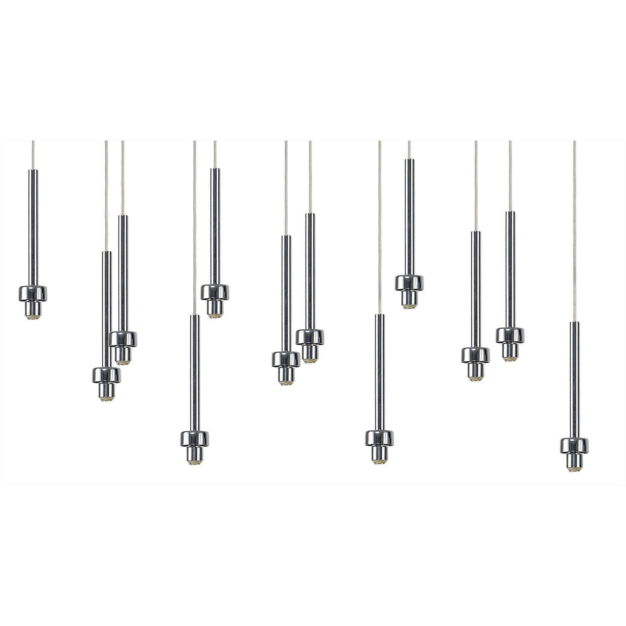 NL80639 Iona 12 Light Linear Pendant Polished Chrome