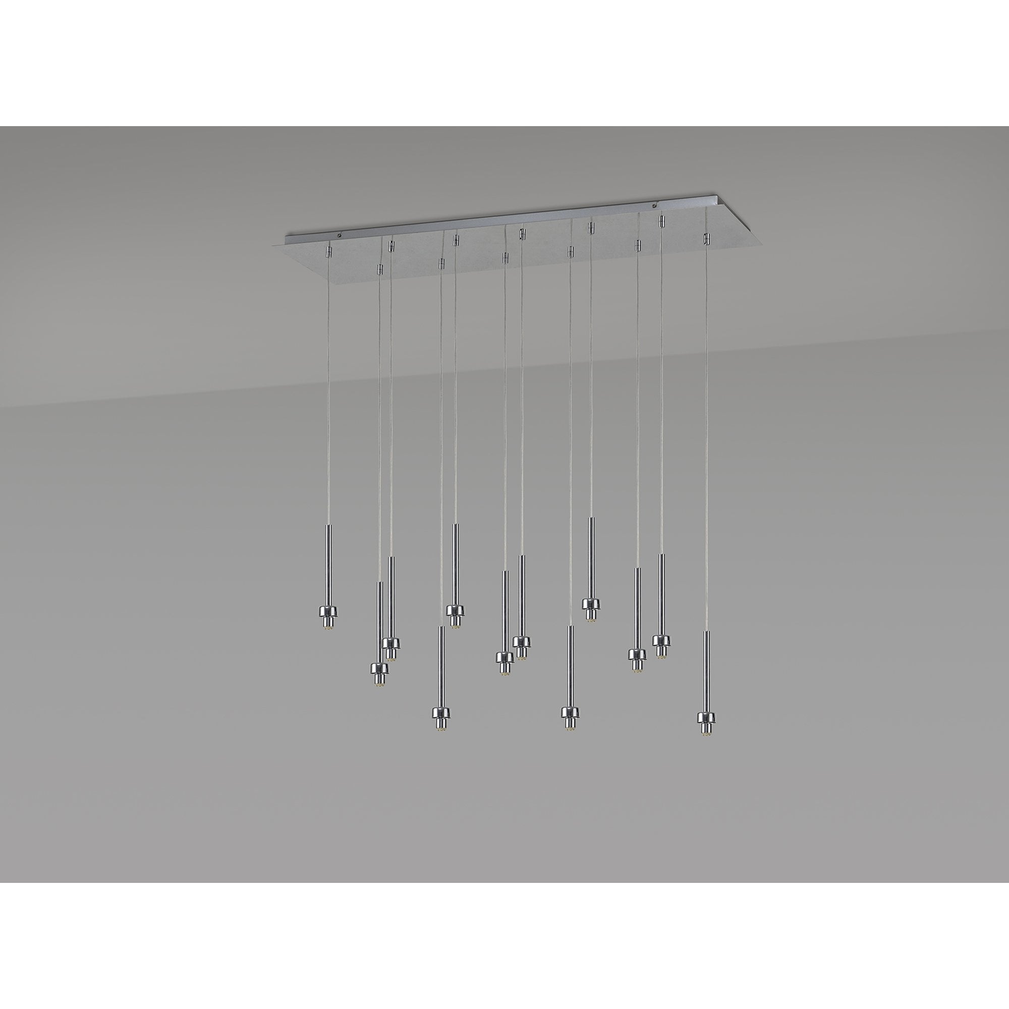 NL80639 Iona 12 Light Linear Pendant Polished Chrome