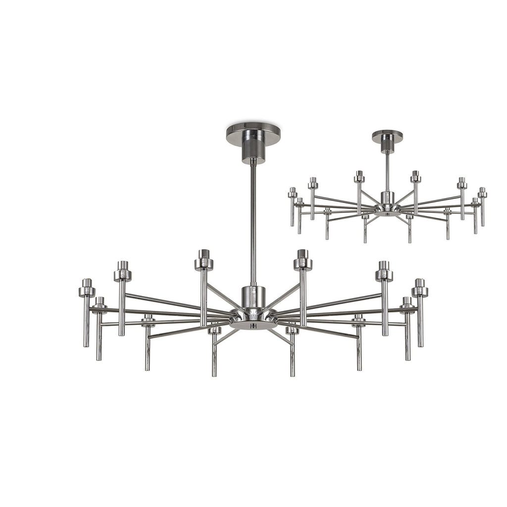 NL80649 Iona 12 Light Ceiling Light Polished Chrome