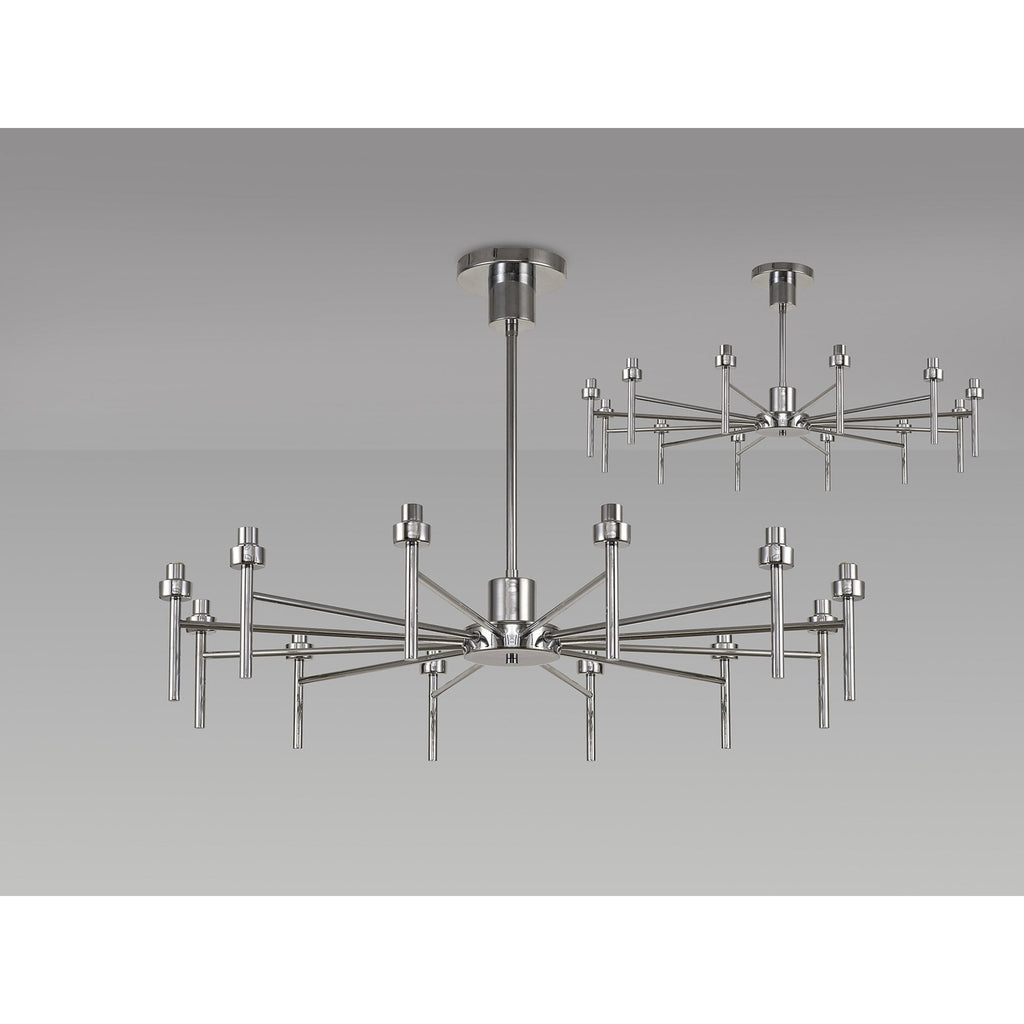 NL80649 Iona 12 Light Ceiling Light Polished Chrome