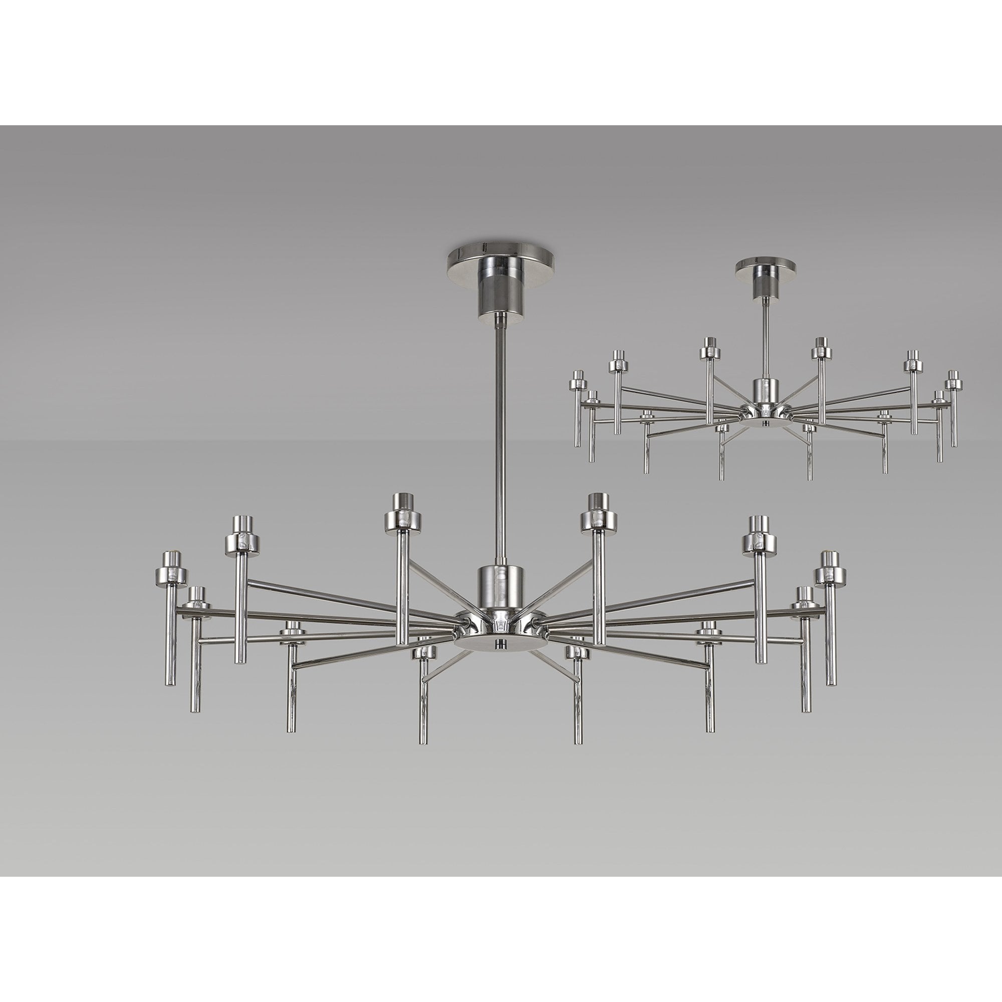 NL80649 Iona 12 Light Ceiling Light Polished Chrome