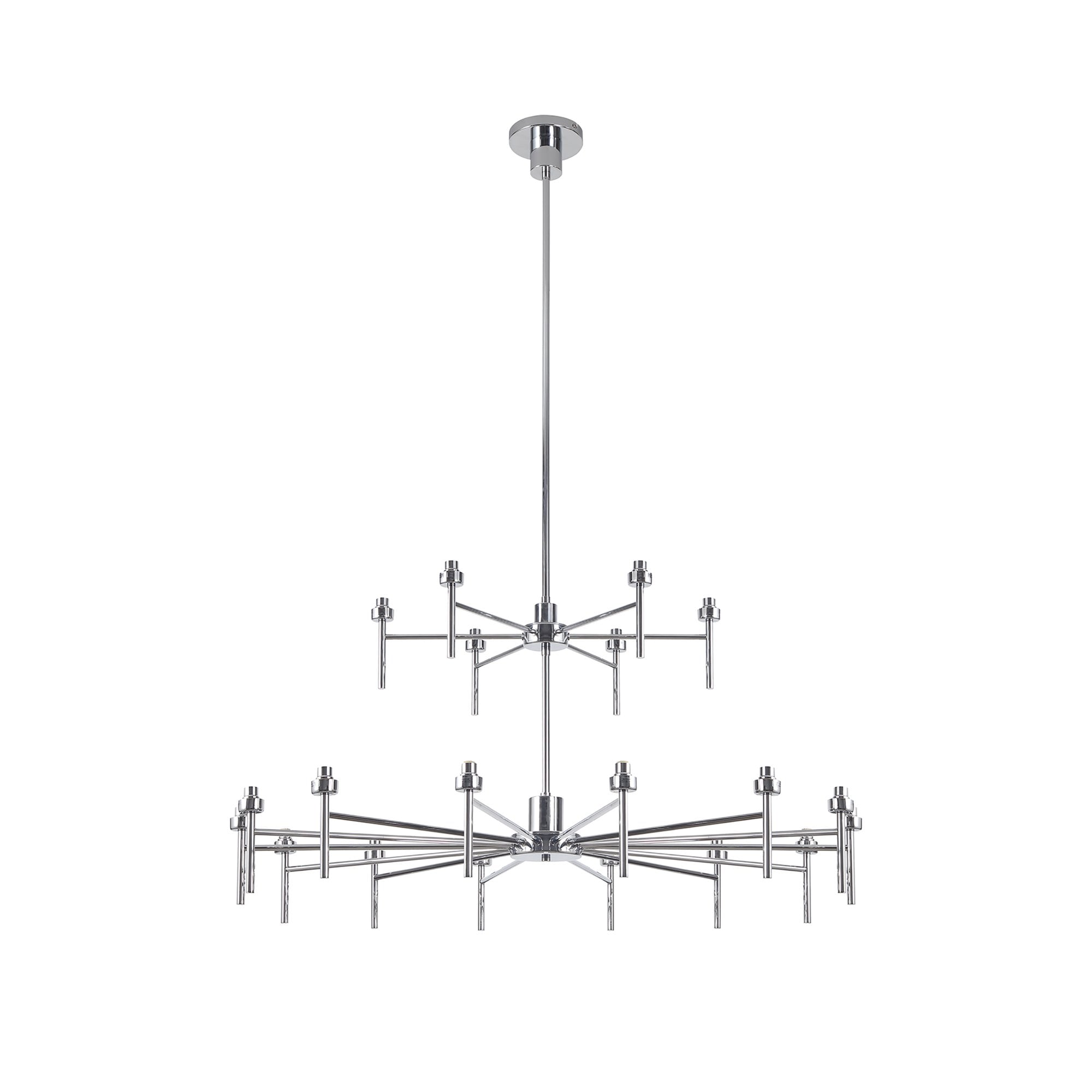 NL80659 Iona 20 Light Chandelier Polished Chrome