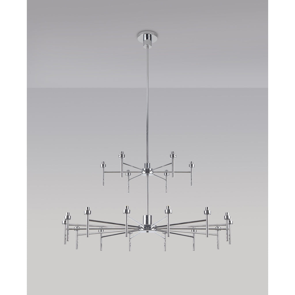 NL80659 Iona 20 Light Chandelier Polished Chrome