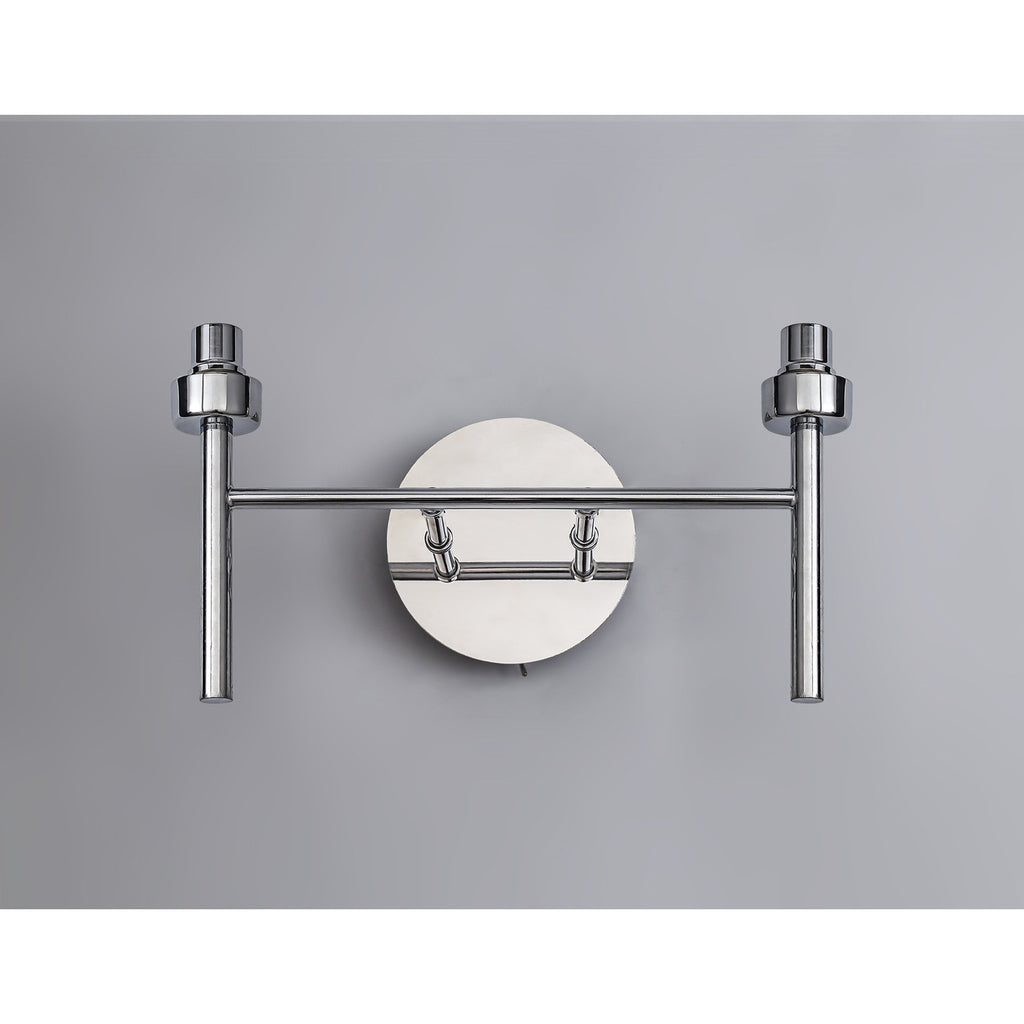 NL80669 Iona 2 Light Wall Light Polished Chrome
