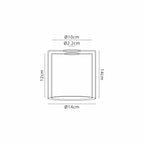 NL84059 Iona Shade Frosted Clear