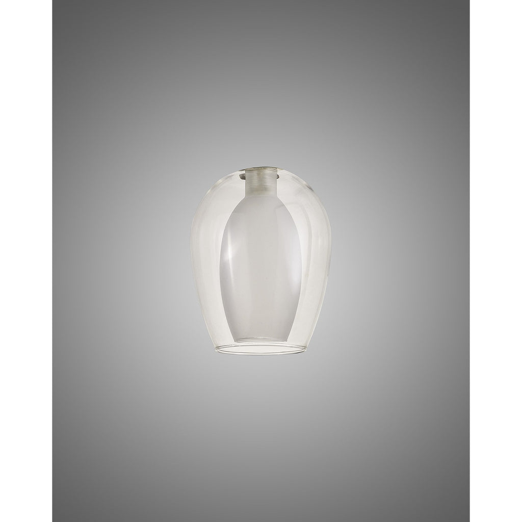 NL8458/CL9 Iona Shade Clear Frosted White
