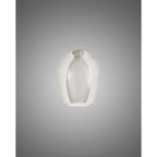 NL8458/CL9 Iona Shade Clear Frosted White