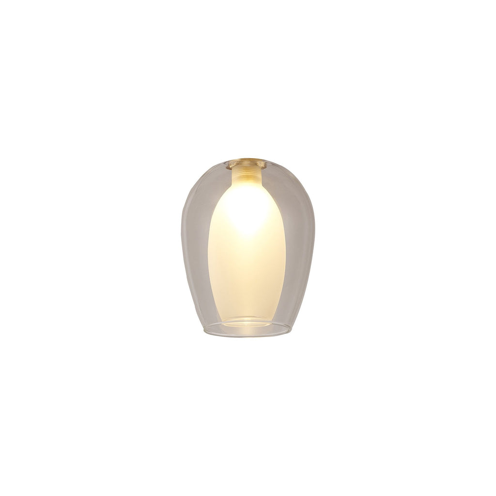 NL8458/CL9 Iona Shade Clear Frosted White