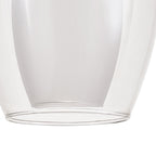 NL8458/CL9 Iona Shade Clear Frosted White