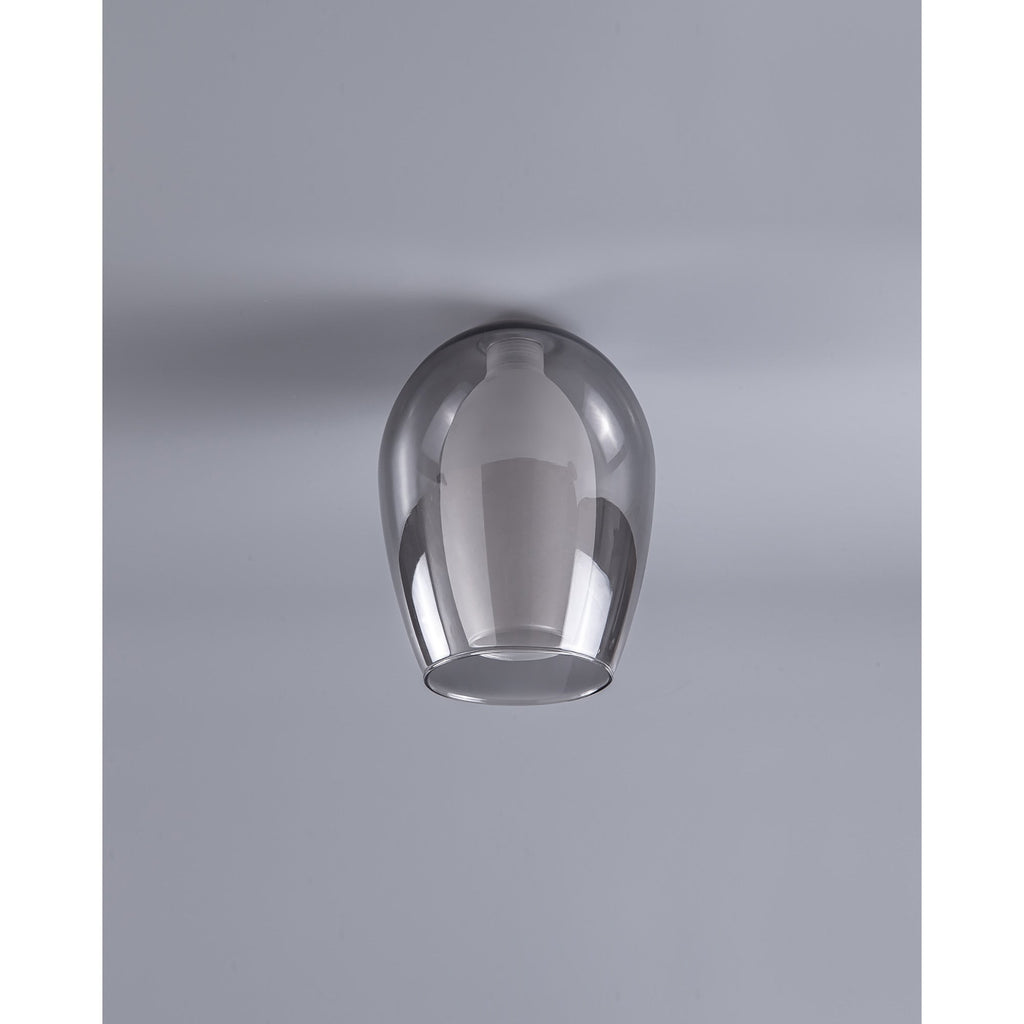 NL84589 Iona Shade Smoke Plated Frosted White