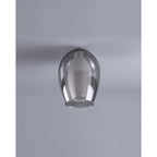 NL84589 Iona Shade Smoke Plated Frosted White
