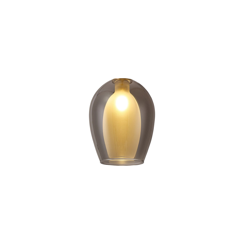 NL84589 Iona Shade Smoke Plated Frosted White