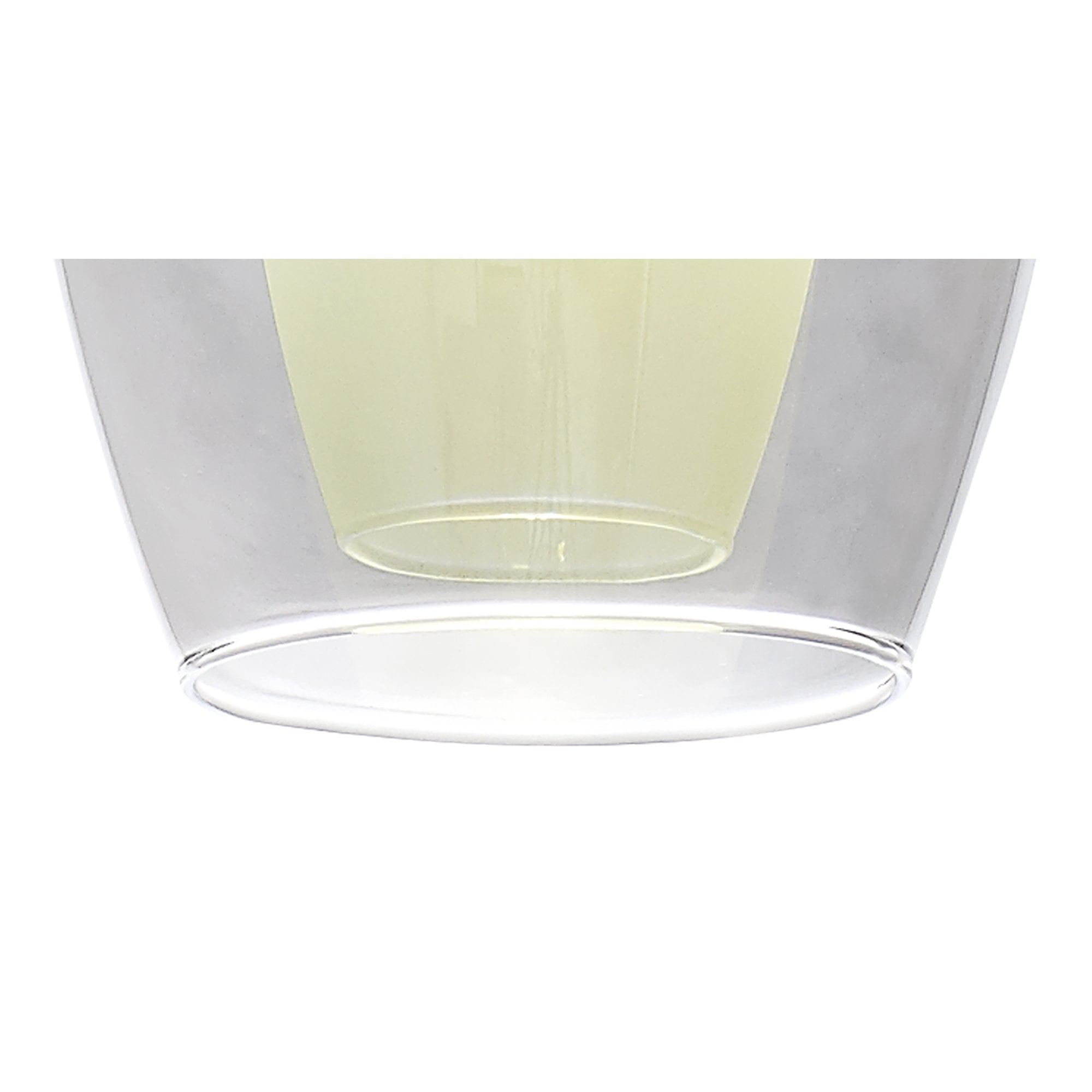 NL84589 Iona Shade Smoke Plated Frosted White