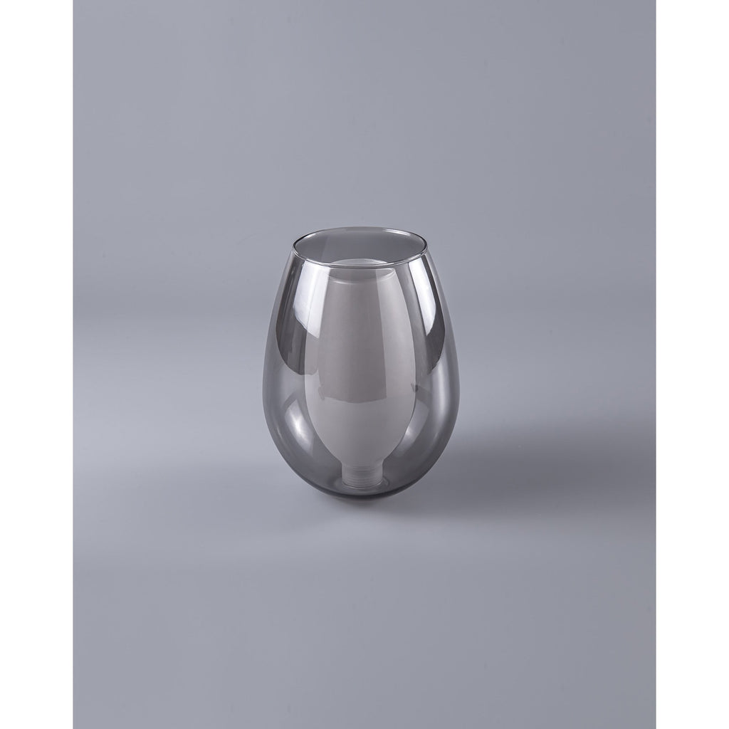 NL84589 Iona Shade Smoke Plated Frosted White