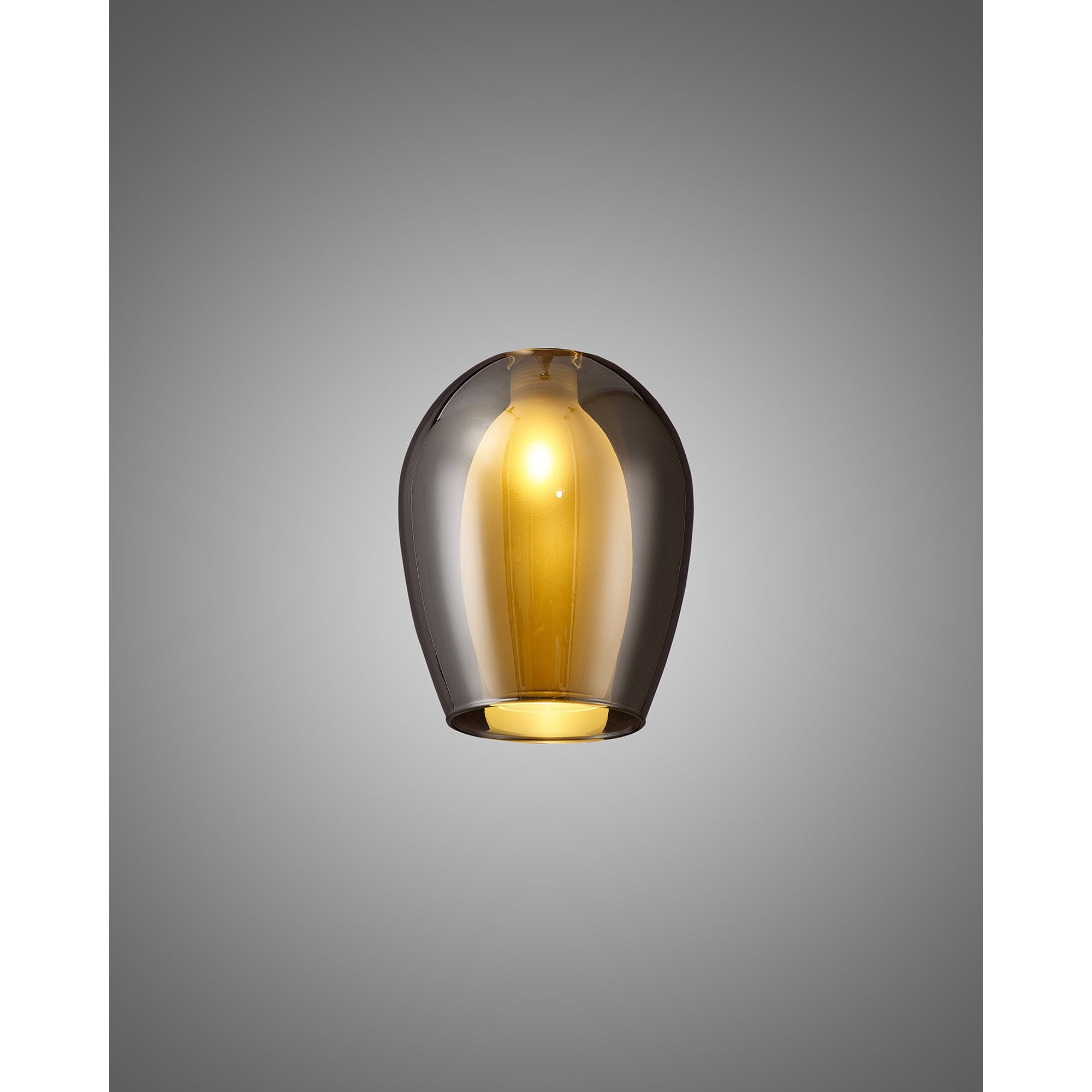 NL84589 Iona Shade Smoke Plated Frosted White