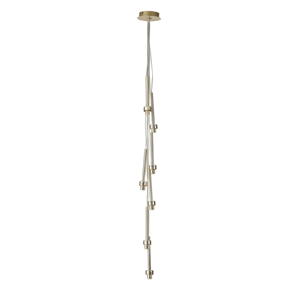 NL84689 Iona 7 Light Cluster Pendant French Gold