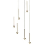 NL84709 Iona 6 Light Round Pendant French Gold Matt Gold